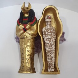 Figura Sarcófago de Anubis