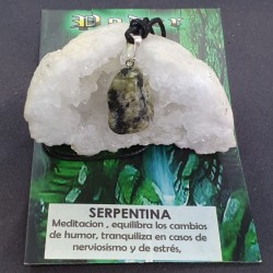 Colgante mineral Serpentina